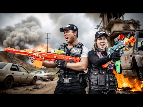 LTT Nerf Mod : Epic Nerf Guns War Of S.W.A.T Warriors In Nightmare Turned Battle!