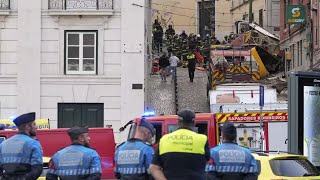 At least 15 people killed as funicular railway popular with tourists derails in Lisbon