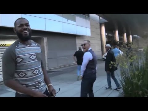 Conor McGregor Meets Jon Jones