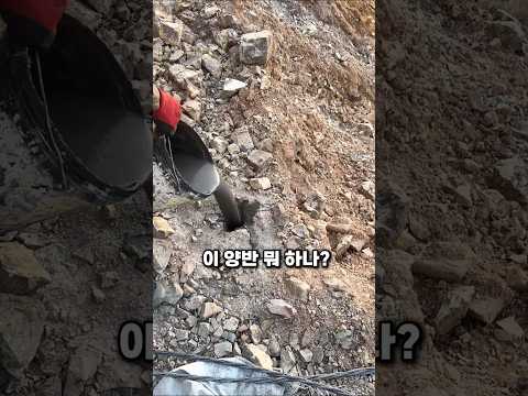절벽에 튀어나온 철근의 정체는?