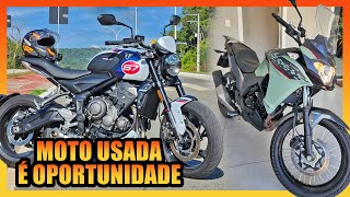 MOTO USADA É UMA GRANDE OPORTUNIDADE DE COMPRA