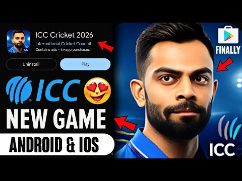 ICC Cricket 2026 Finally 🔥 New Game PlayStore | Official Trailer 😲 Release Date? Android iOS