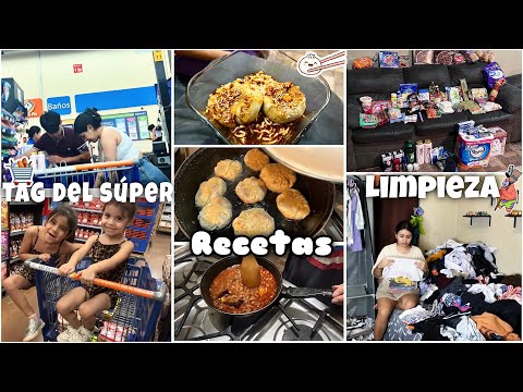 TAG DEL SUPERMERCADO 🛒 / Recetas de DUMPLINGS 🥟 y enfrijoladas / Limpieza y organización