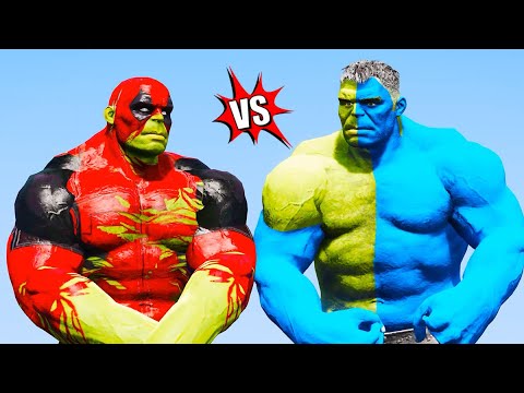 BIG HULK vs. DEADPOOL HULK Clash of Titans!