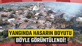 Çanakkale'deki Orman Yangınında Saçaklı Köyü Tahliye Edilmişti! Evler Kullanılamaz Hale Geldi