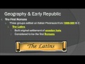 Exploring Ancient Rome's Geography and Early Republic