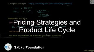 Pricing Strategies and Product Life Cycle