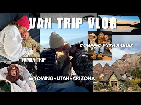 FALL VAN TRIP OUT WEST: WITH BABIES!!! Family Travel Vlog