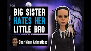 Big Sister HATES Her LITTLE BROTHER, She Instantly Regrets It | Dhar Mann Animations