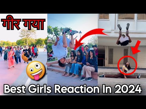 Best Girls Reaction in 2024🔥// flip in public Reaction😍#reaction #publicreaction #girl #tiktok