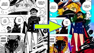 Coloring a page from One Piece manga chapter 1136 in seconds