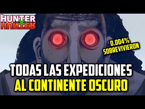 TODAS LAS EXPEDICIONES AL CONTINENTE OSCURO | HUNTER X HUNTER