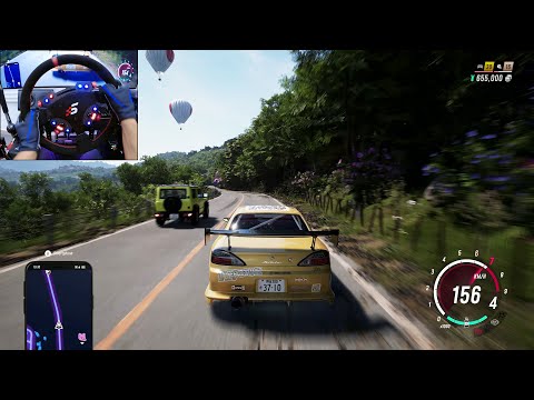 Modified Nissan Silvia - JDM: Japanese Drift Master | Steering wheel gameplay