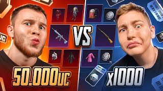 БИТВА КЕЙСОВ С ЗОНГОМ ОТКРЫЛИ 2000 ЯЩИКОВ В ПАБГ МОБАЙЛ / PUBG MOBILE