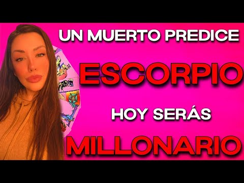 ESCORPIO ♏️ UN MUERTO TE PREDICE LA LOTERIA ⚰️🍀 NUMEROS EXACTOS🔮😱 HOROSCOPO #ESCORPIO HOY TAROT AMOR