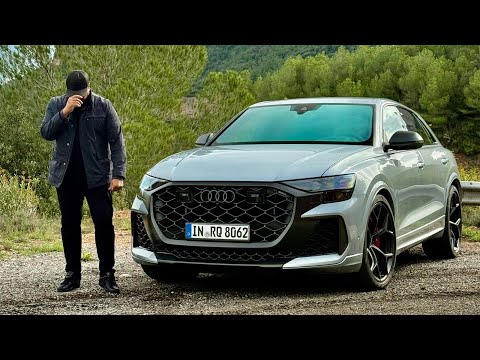 Driving new Audi RS Q8 Performance on track | Mountain driving | Start up Rev off  | 2025