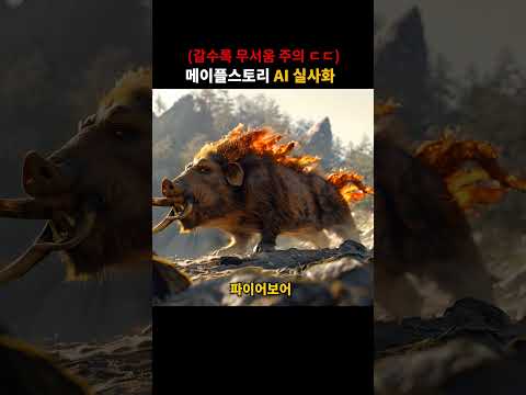 메이플스토리 몬스터 AI 실사화