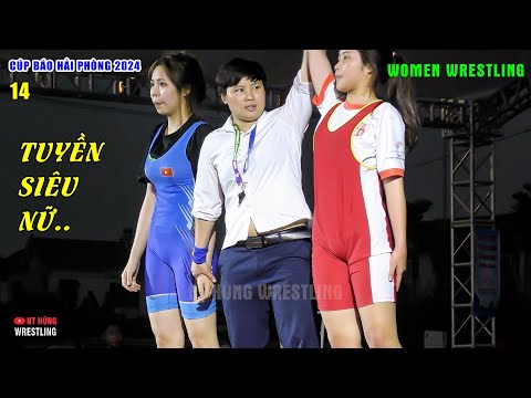 Vật nữ cúp báo HẢI PHÒNG 2024 .Highlights women's wrestling (14)