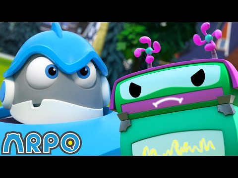 Arpo VS Nannybot | 1 HOUR OF ARPO! | Funny Robot Cartoons for Kids!