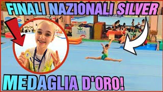 Vinco la medaglia d'oro🥇alle Finali Nazionali SILVER! ultima gara Ginnastica Artistica 2025🤭 (VLOG)
