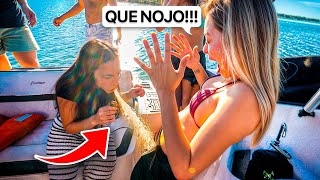 A Camilly Grávida VOMITOU Em Todos No BARCO!