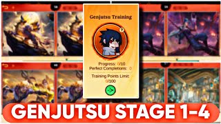 MLBB X NARUTO GENJUTSU TRAINING STAGE 1-4 PUZZLE SOLVE | MOBILE LEGENDS