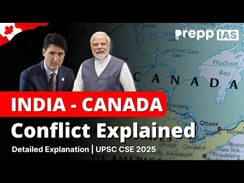 India - Canada Relations | Geopolitics Simplified | UPSC CSE 2025 | #indiacanada #upsc2025 #