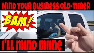 🔵🔴Mind your business old timer and I'll mind mine 1st amendment audit🔵🔴