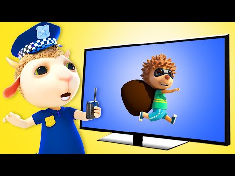 Police Officer Chasing Thief | New 3D Cartoon For Kids | Dolly and Friends 3D | Story for Kids