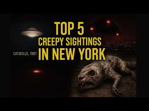 Top 5 Totoong Creepy Sightings sa New York | UFO, Halimaw at Kakaibang Ilaw (Actual Footage)