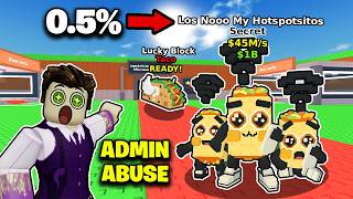 NUEVO ADMIN ABUSE *CONFIRMADO* Horarios y Fecha 😱 Nuevos Tacos Brainrot