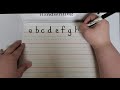 Letter Formation and Characteristics