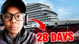 Solo 28 Day Arctic Circle Crossing Cruise|Iceland & Greenland|Day1|Holland America Nieuw Statendam