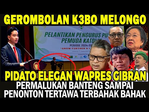 [FULL] PIDATO ELEGAN WAPRES GIBRAN PERMALUKAN PDIP YG BARU MEMECATNYA ! ADIAN CS AUTO PLANGA PLONGO