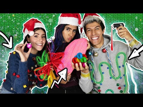 HACIENDO EL SWEATER MÁS FEO DE NAVIDAD | LOS POLINESIOS RETO