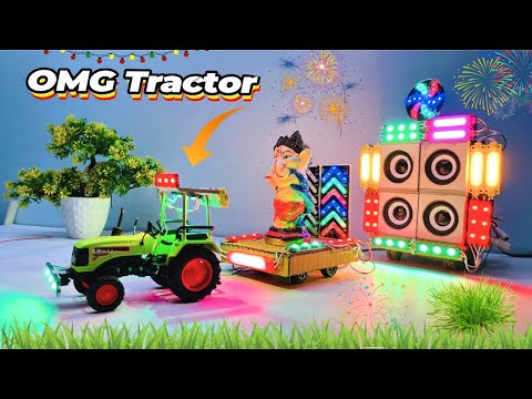 mini dj truck | tractor dj loading | dj wala tractor | cardboard dj setup | tech toyz dj