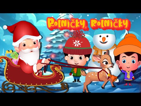 Rolničky, rolničky | Jingle Bells in Slovak | Christmas Carols | Vianočné piesne | Detské Pesničky