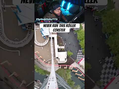 Never ride this roller coaster 😳 #shorts #viral 