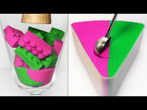 Very Satisfying and Relaxing Compilation 322 Kinetic Sand ASMR