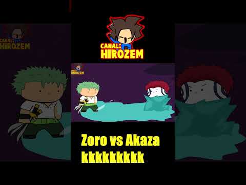 Zoro congelou Akaza no Gelo kkkkkk  #shorts #bloxfruits #anime