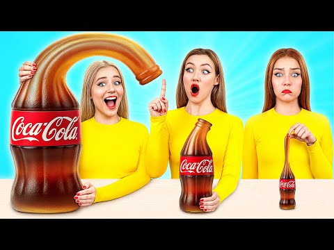 Großer, Mittlerer und Kleiner Teller Challenge | Lustige Situationen Multi DO Challenge