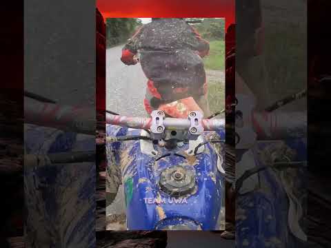 ACCIDENT - ATV CRASHES INTO CRF🥹 #accident #motocross #motorcycle #crf #quad #atv #offroad