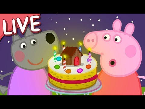 Peppa Pig Full Episodes 🎂 Peppa Pig STREAMING NOW 🌈 Kids Videos 🔴