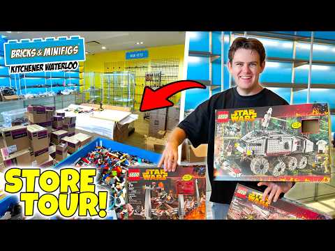 FIRST LOOK & TOUR of Bricks & Minifigs Kitchener Waterloo LEGO Store!