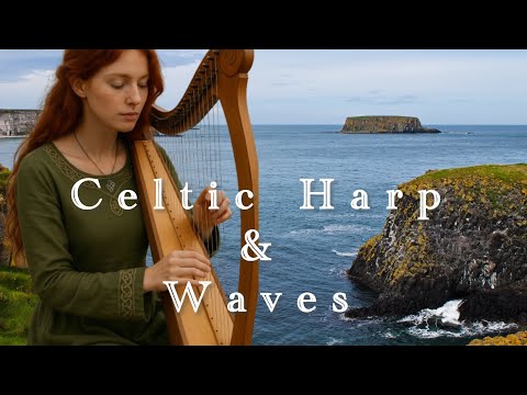 The Magic of Celtic Harp and Ocean Wave - Deep Sleep Meditation