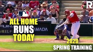 3/6 Every Home Run Hit Today | 2020 Spring Training