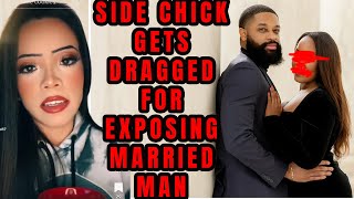 SIDE CHICK DRAGGED FOR EXOPSING MARRIED MAN