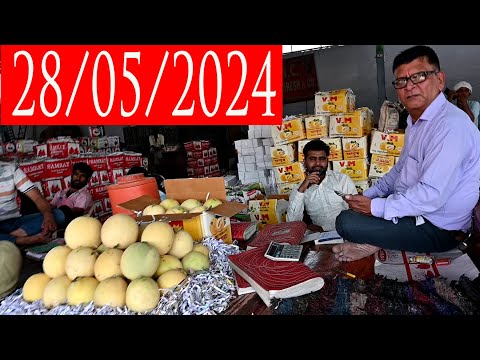 May 28, 2024 दिल्ली 🥭 आम के भाव  Kesar mango market price #mango Delhi fruit market Azadpur