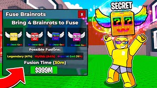 Testing SECRET FUSIONS In Steal a Brainrot