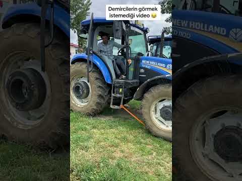 Traktörün eğilen ayaklıklarını düzeltme